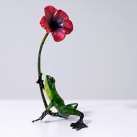 Tim Cotterill Bronze Frog Sculpture - Sold for $1,024 on 11-15-2025 (Lot 529).jpg